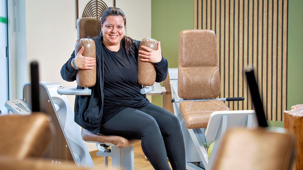 Sandra Walther trainiert seit Anfang des Jahres im Reha-Mallia-Plus in Naumburg. Nach einer Operation will sie etwas für sich und ihren Körper tun.