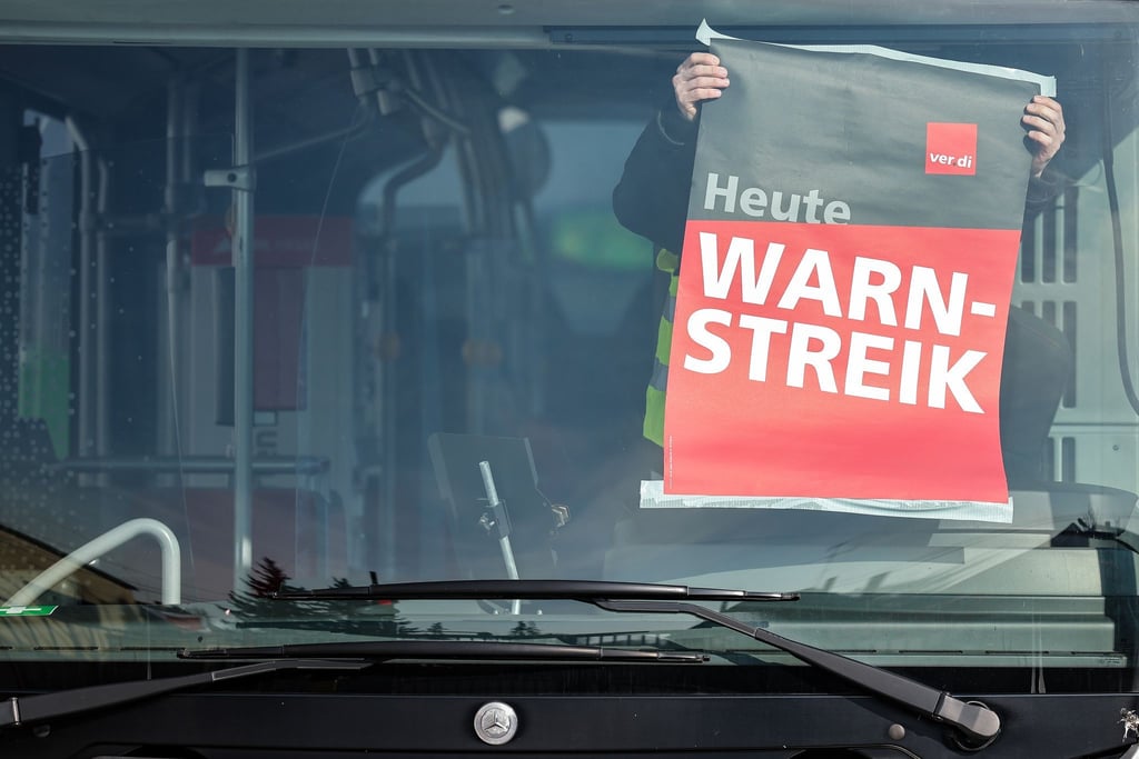 Warnstreiks im Thüringer Nahverkehr geplant (Illustration)