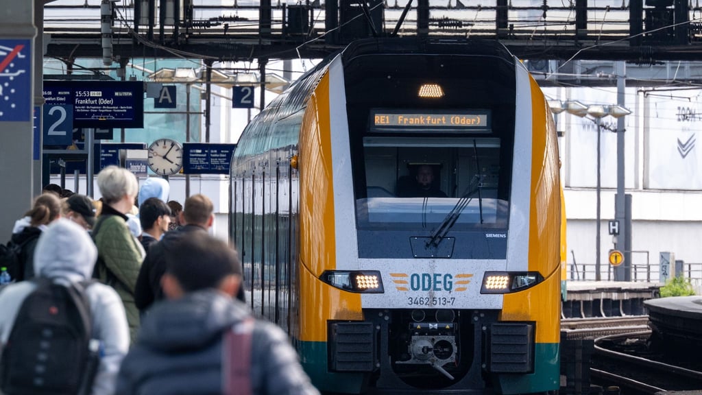 Vom 29. Januar bis zum 27. Februar kommt es zu Ausfällen und Umleitungen der RE1 im Raum Berlin. (Symbolbild)