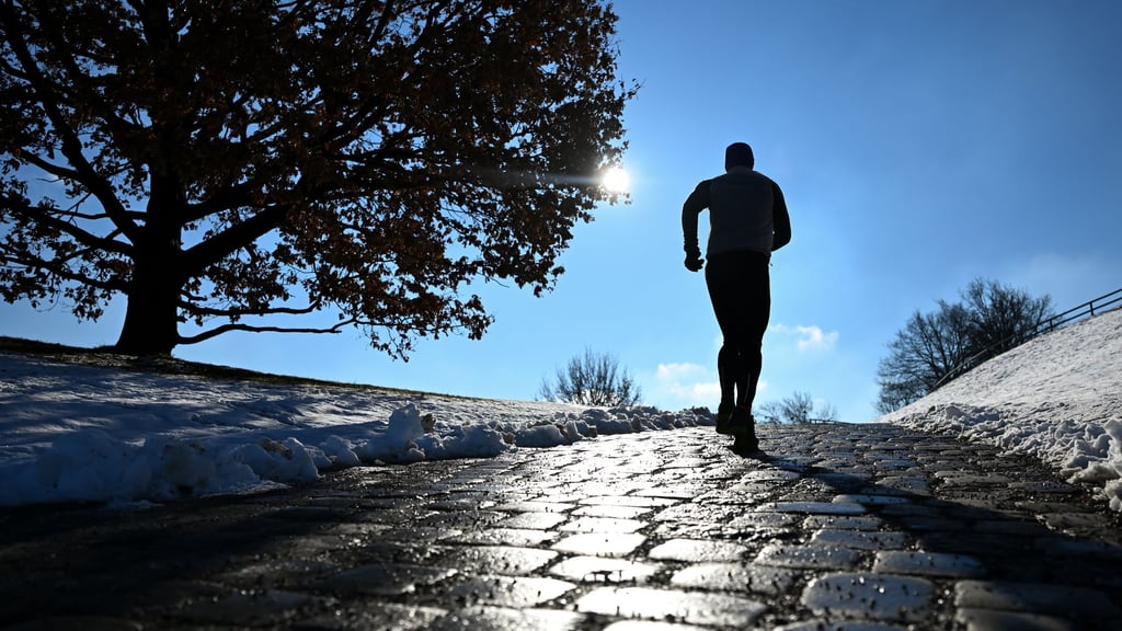 Die Sonne zeigt sich am ehesten an den Alpen.