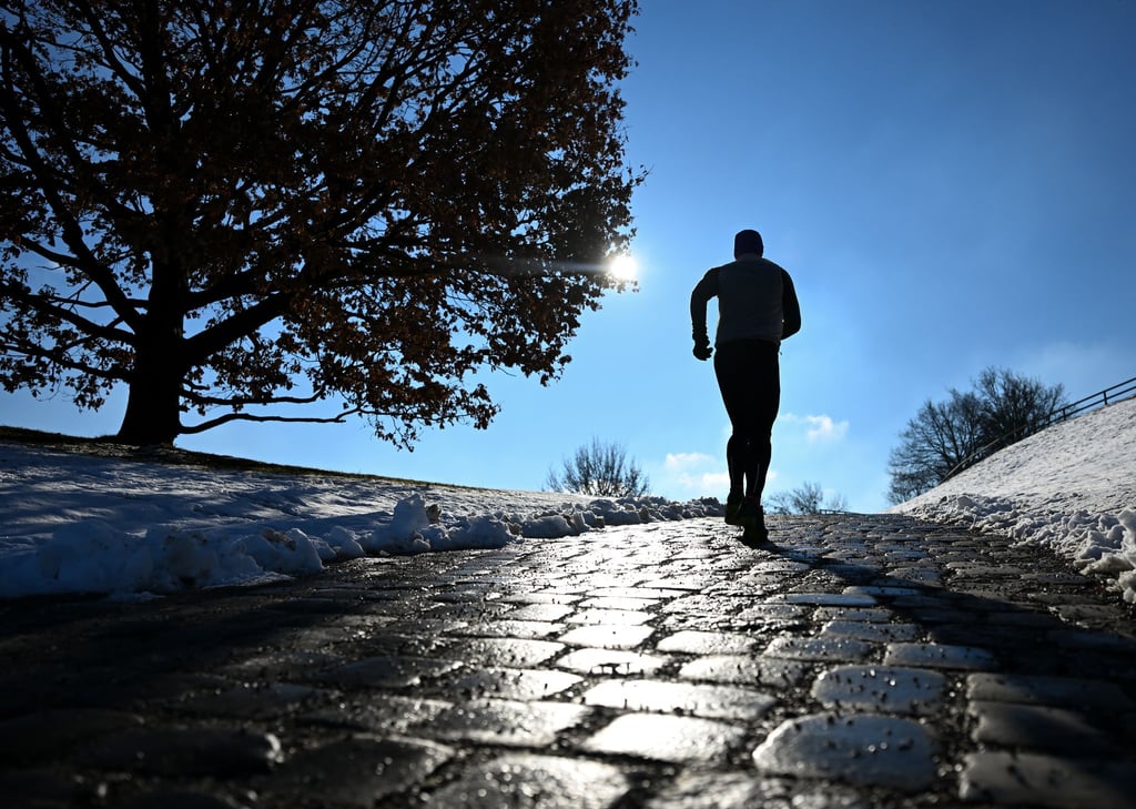 Die Sonne zeigt sich am ehesten an den Alpen.