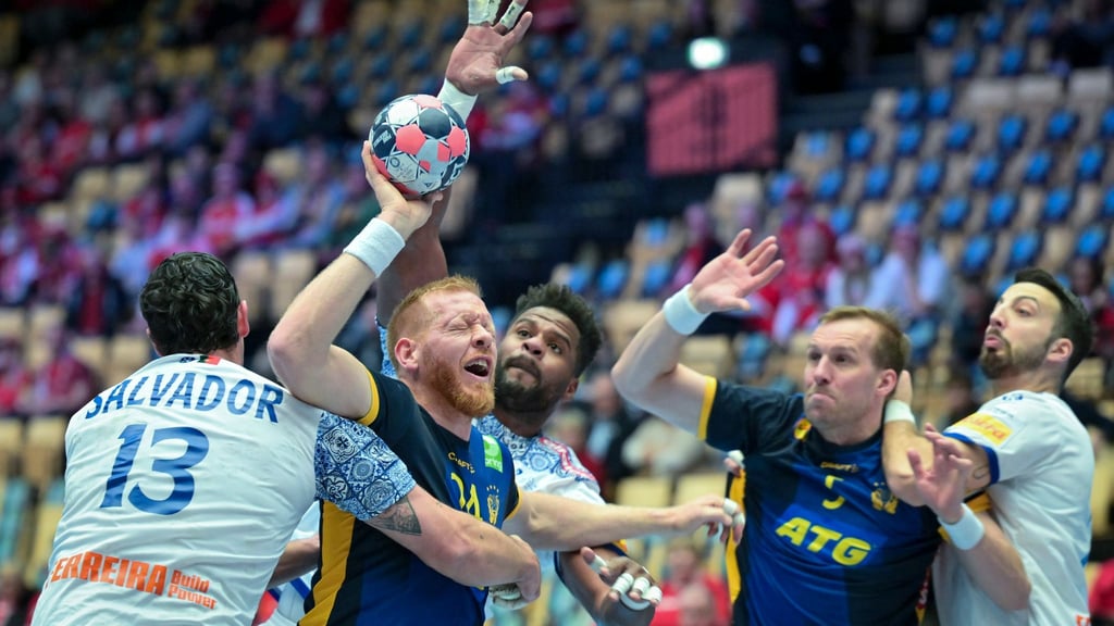 Lieferten sich einen harten Kampf um Platz 5: Schweden und Portugal.