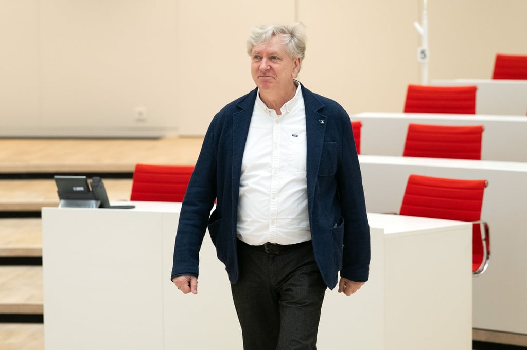 Der Abgeordnete André von Ossowski trat Anfang Januar aus der BSW-Fraktion aus und ist nun fraktionsloser Abgeordneter im Brandenburger Landtag. (Archivbild)