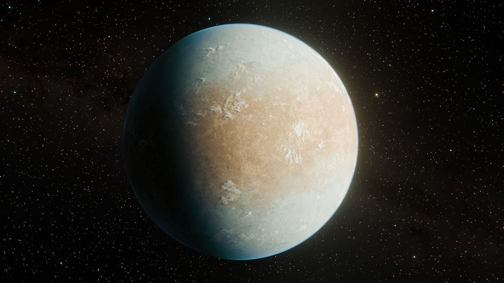 Künstlerische Darstellung des Exoplaneten HD 137010 b.