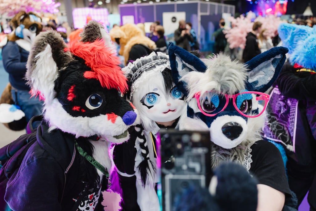 Phantasievolle Kostümierung auf der Manga- und Comic-Messe MAG-C in Erfurt.