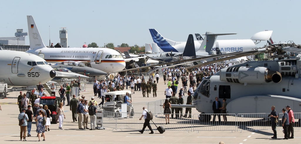 Der Bürgermeister von Schönefeld ist offen für die Ansiedlung einer Weltausstellung (Expo) in seiner Gemeinde (Archivbild). In Schönefeld findet bereits die Luftfahrtausstellung ILA statt.