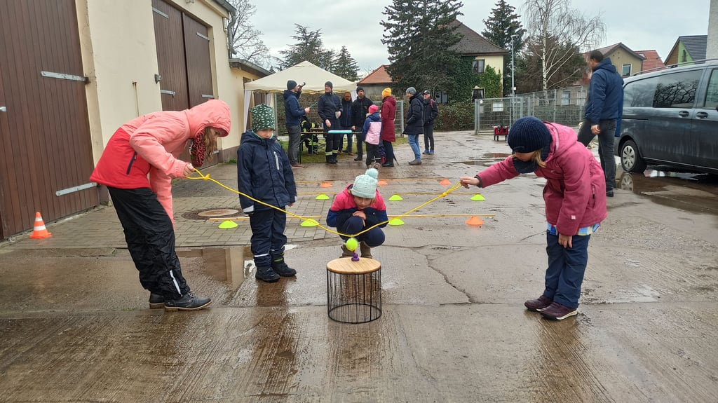 Eindruck vom Wintermarsch 2023 in Biederitz.