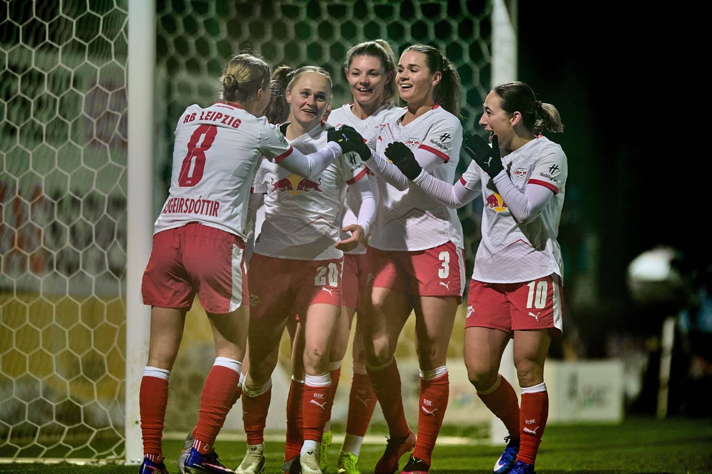 RB feierte den späten Ausgleich wie einen Siegtreffer.