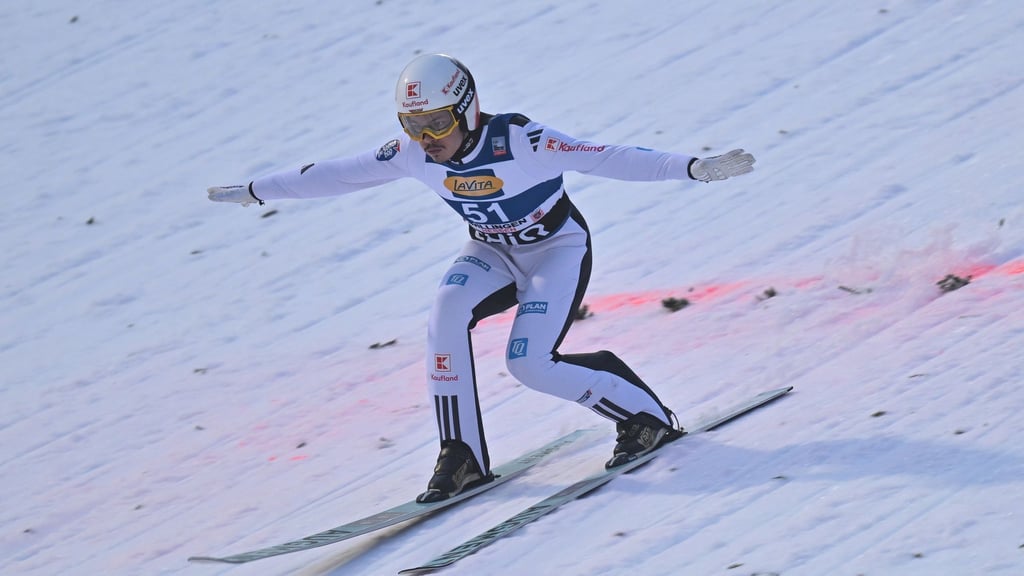 Philipp Raimund war am Sonntag in Willingen der beste deutsche Skispringer.