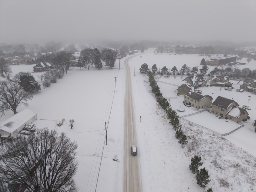 Vielerorts gab es in den USA massive Schneefälle.