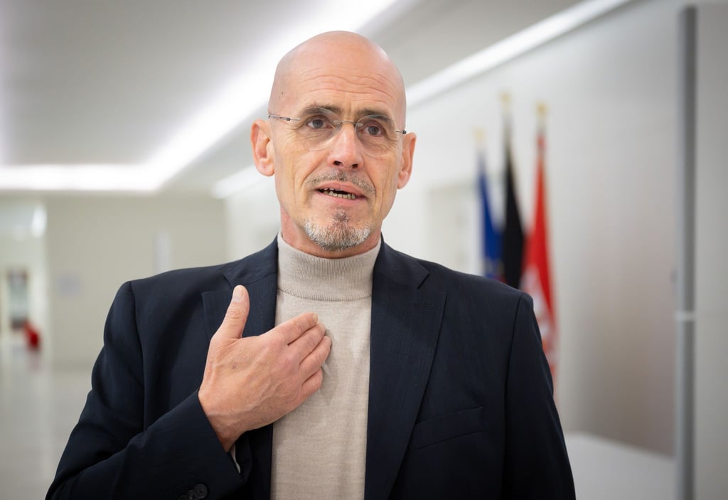 Brandenburgs BSW-Fraktionschef Niels-Olaf Lüders kritisiert, dass kein Vertreter der Opposition in der Kontrollkommission des Landtags für den Verfassungsschutz vertreten ist (Archivbild).