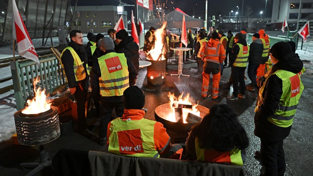 Auch die Erfurter Verkehrsbetriebe werden bestreikt.