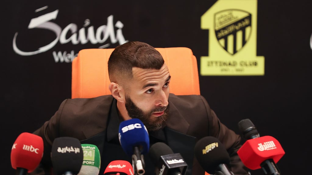 Karim Benzema wechselt in Saudi-Arabien zum Club Al-Hilal. (Archivbild)