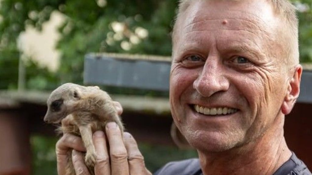 Tierpfleger Jörg Gräser wünscht sehr mehr Bienenhotels und Brutplätze in Leipzig.