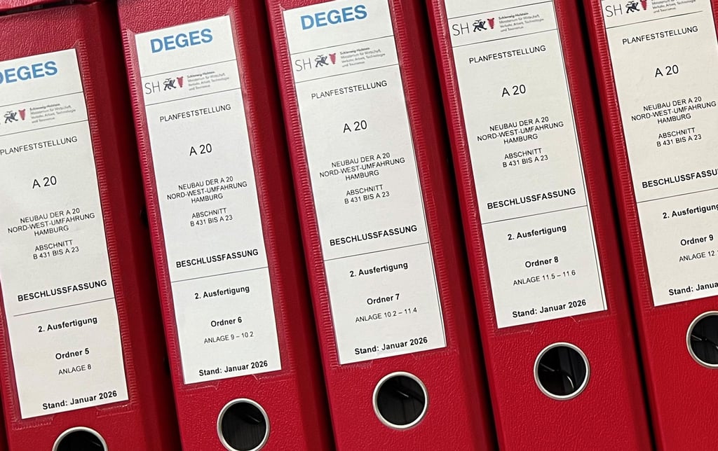 Für einen weiteren Abschnitt der A20 gibt es nun einen Planfeststellungsbeschluss.