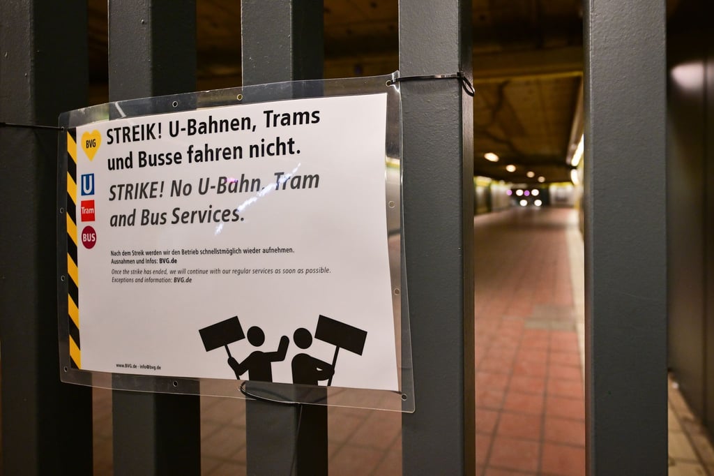 Vom Warnstreik bei der BVG ist auch die U-Bahn betroffen.