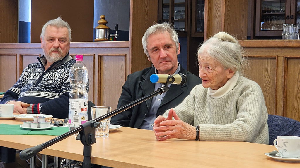 Die Holocaust-Überlebende Henriette Kretz war beim Heimat- und Geschichtsverein Zöschen zu Gast. 