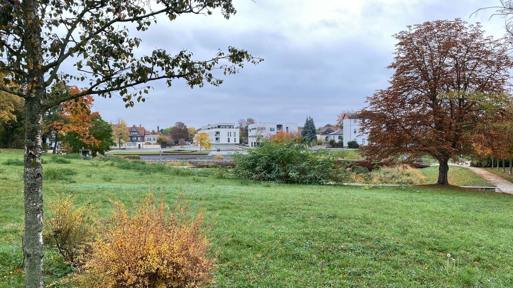 Blick auf den Stadtsee – aufgenommen im November 2025.