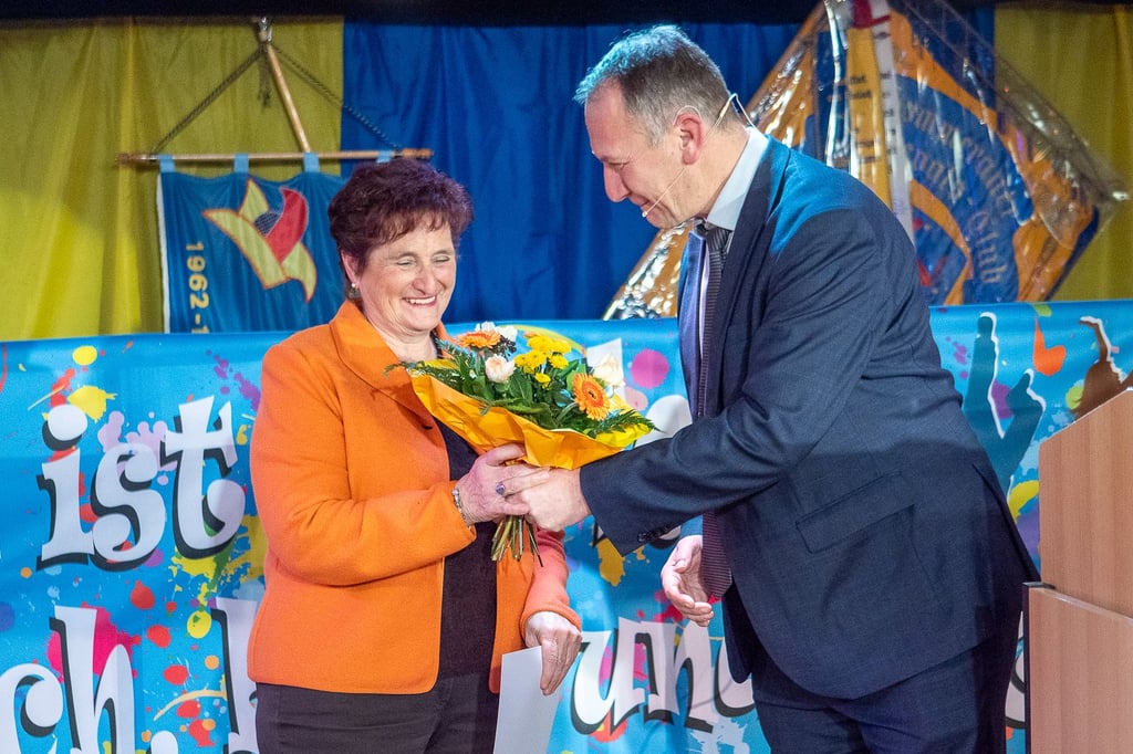 Brigitte Haberland wurde für ihr Organisationstalent und ihren Einsatz in Leitzkau ausgezeichnet.