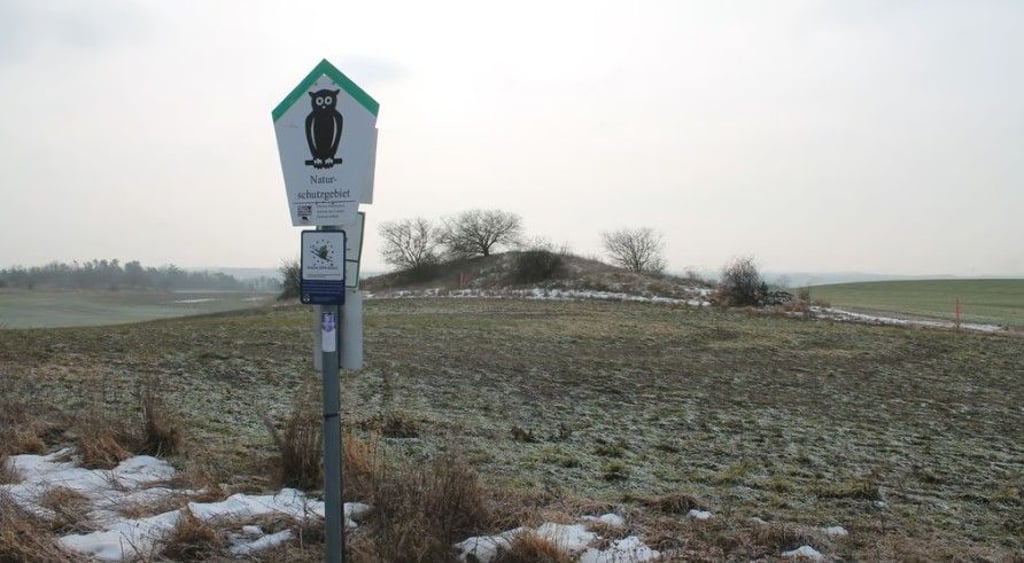 Das Naturschutzgebiet bei Friedrichsschwerz mit einer typischen Porphyrkuppe