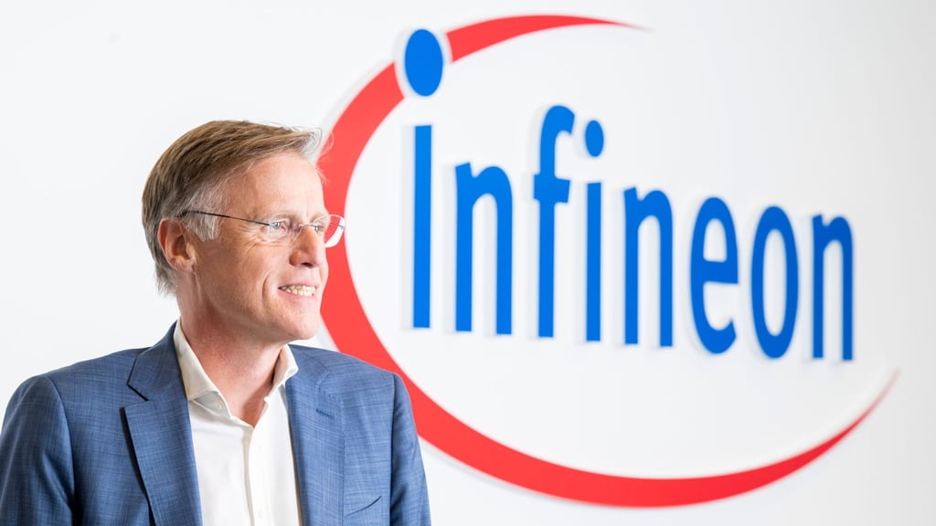 Infineon-Chef Jochen Hanebeck bekommt rund 230 neue Mitarbeiter.