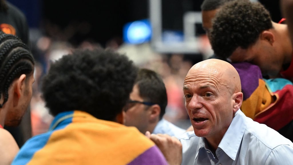 Trainer Rodrigo Pastore und die Bundesliga-Basketballer der Niners Chemnitz erkämpften sich den Eurocup-Heimsieg gegen Trento. (Archivbild)