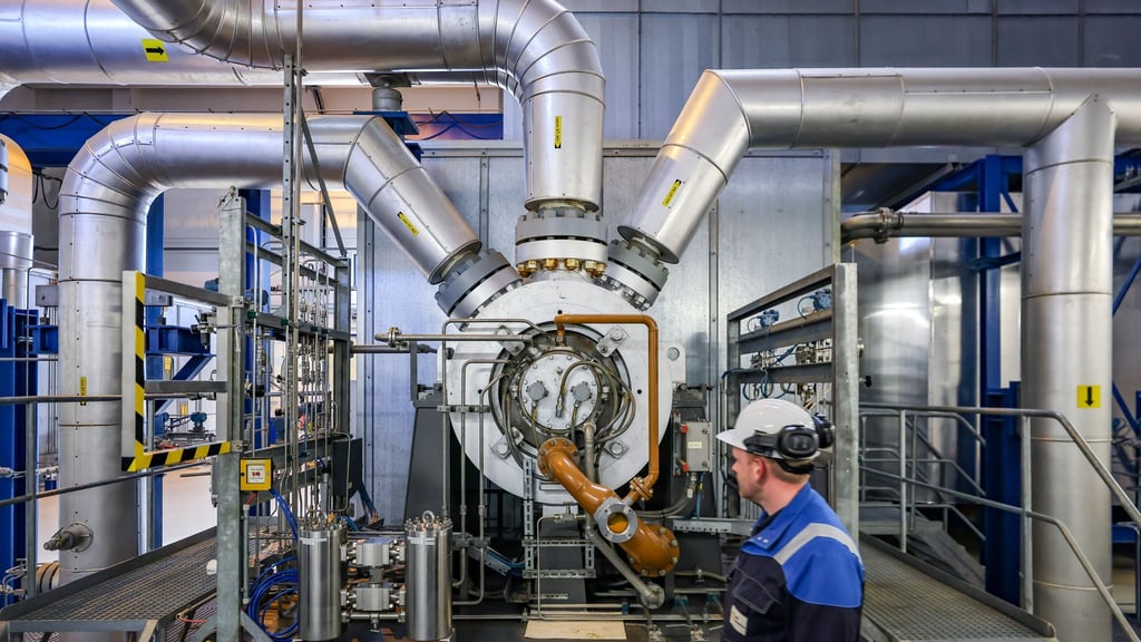 Die deutschen Gasspeicher sind derzeit deutlich geringer gefüllt als in den Vorjahren (Archivbild)