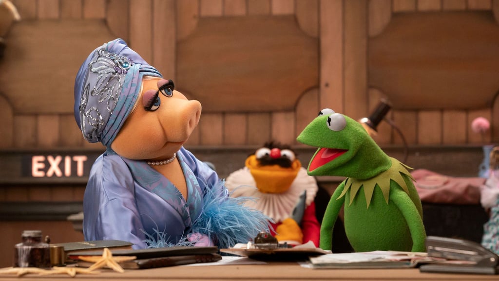Miss Piggy (l-r), Lew Zealand und Kermit feiern sich selbst in einem Special zum 50. Jubiläum der Originalserie auf Disney+.