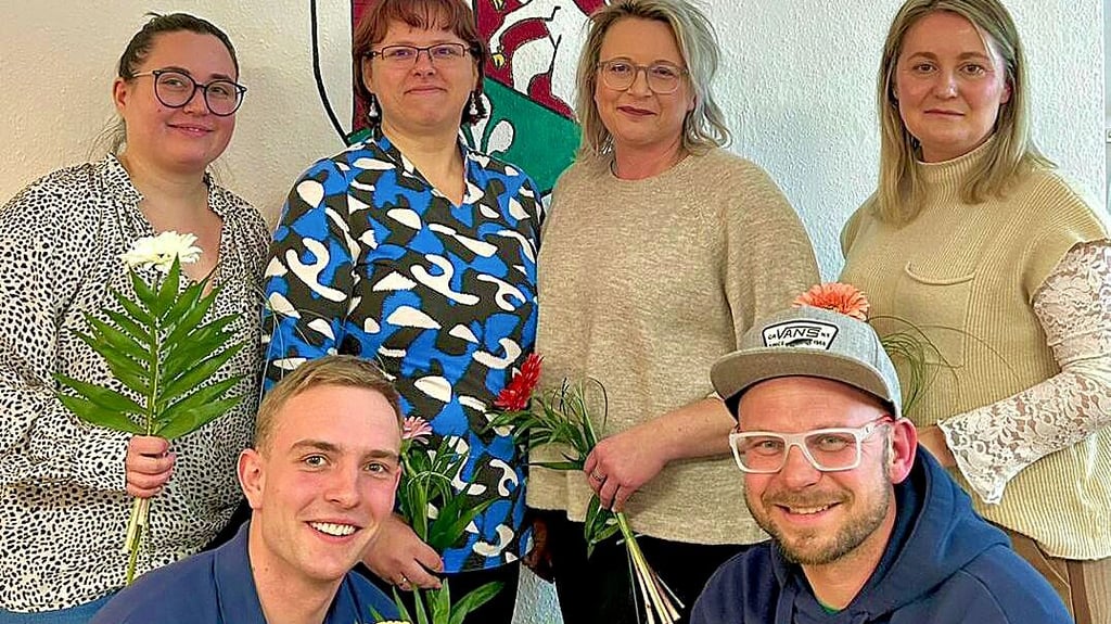 Den neuen Vorstand des Fördervereins bilden Lea Watermann, Stefanie Zschörner-Rosenhahn, Nicole Meyer und Irene Bilkenroth (hinten von links) sowie Moritz Kurth (vorne li.) und Steffen Bohlmann.