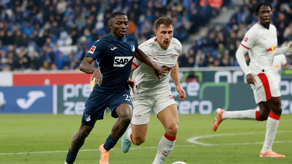 RB-Routinier Willi Orban (r.) im Hinspiel gegen die TSG Hoffenheim.