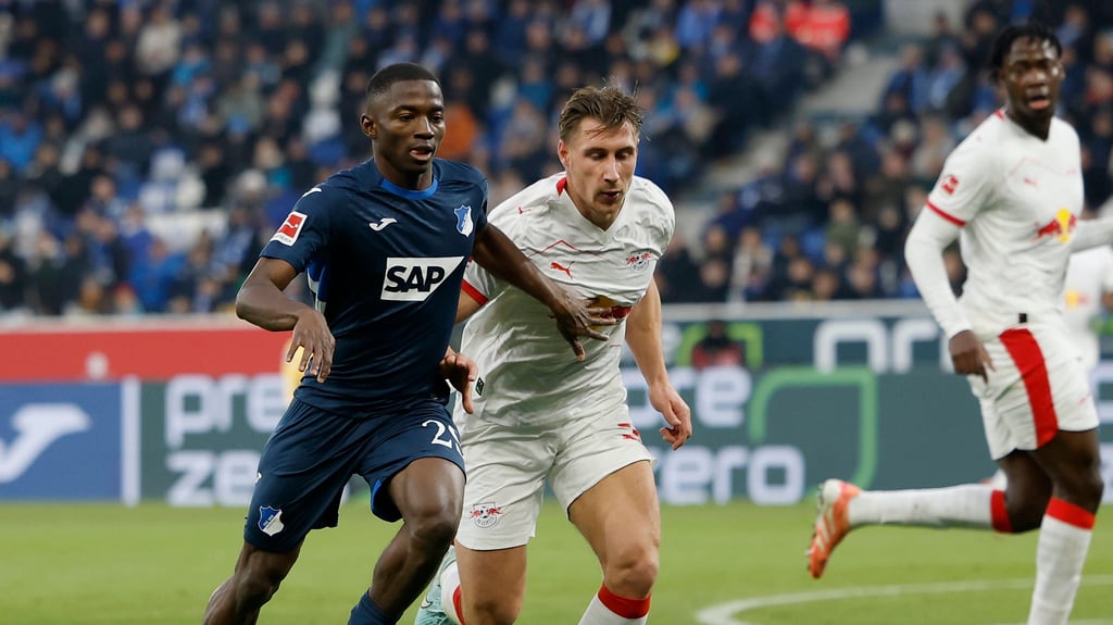 RB-Routinier Willi Orban (r.) im Hinspiel gegen die TSG Hoffenheim.