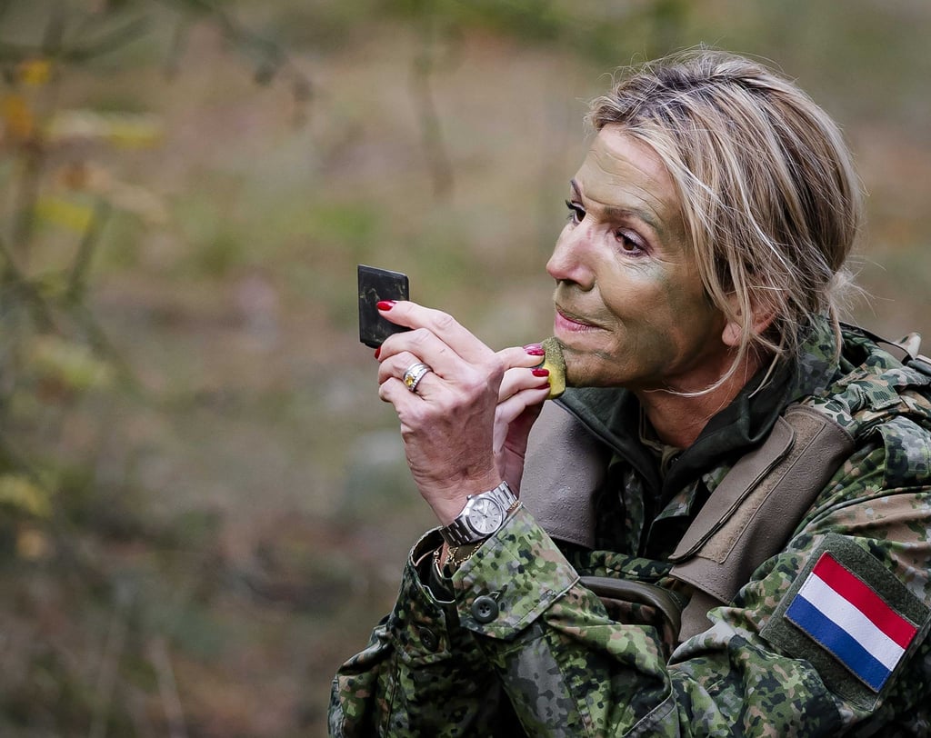 Im vergangenen Oktober hatte Maxima an einer Übung der Grenzpolizei teilgenommen. (Archivbild)