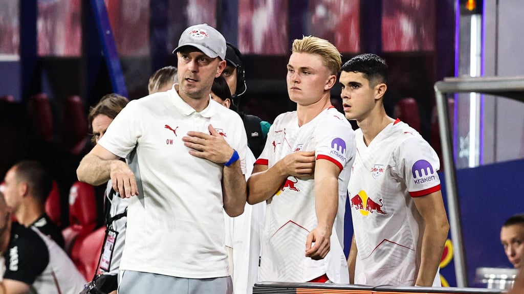 Trainer Ole Werner (l.) setzte bislang kaum auf Kosta Nedeljkovic (r.).