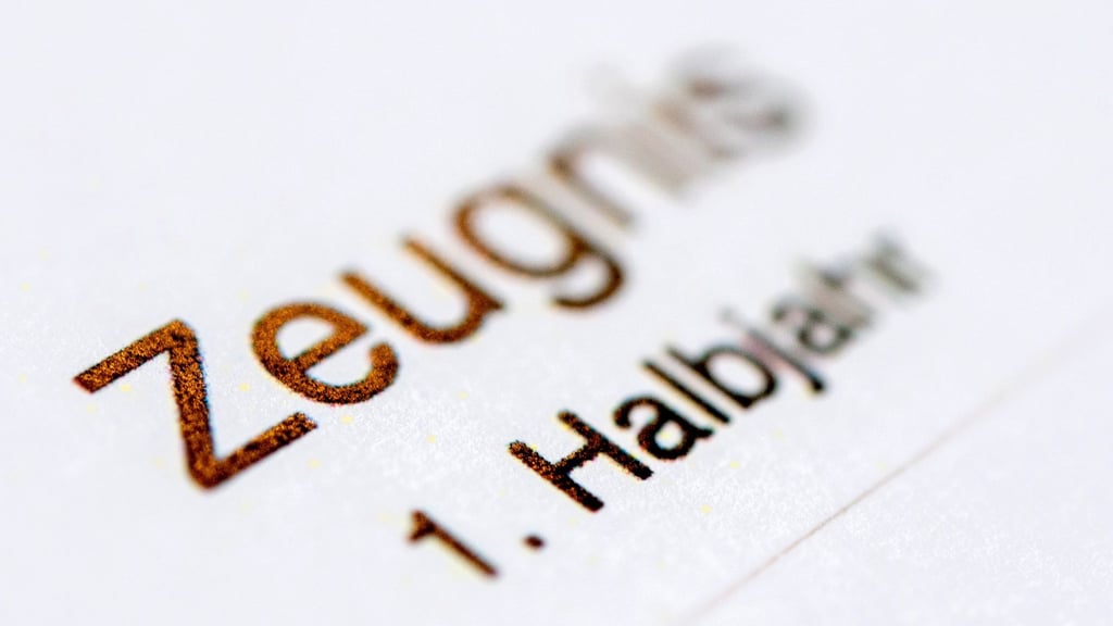 Halbjahreszeugnisse in Sachsen – Hilfe bei Sorgen um Noten. (Symbolbild)