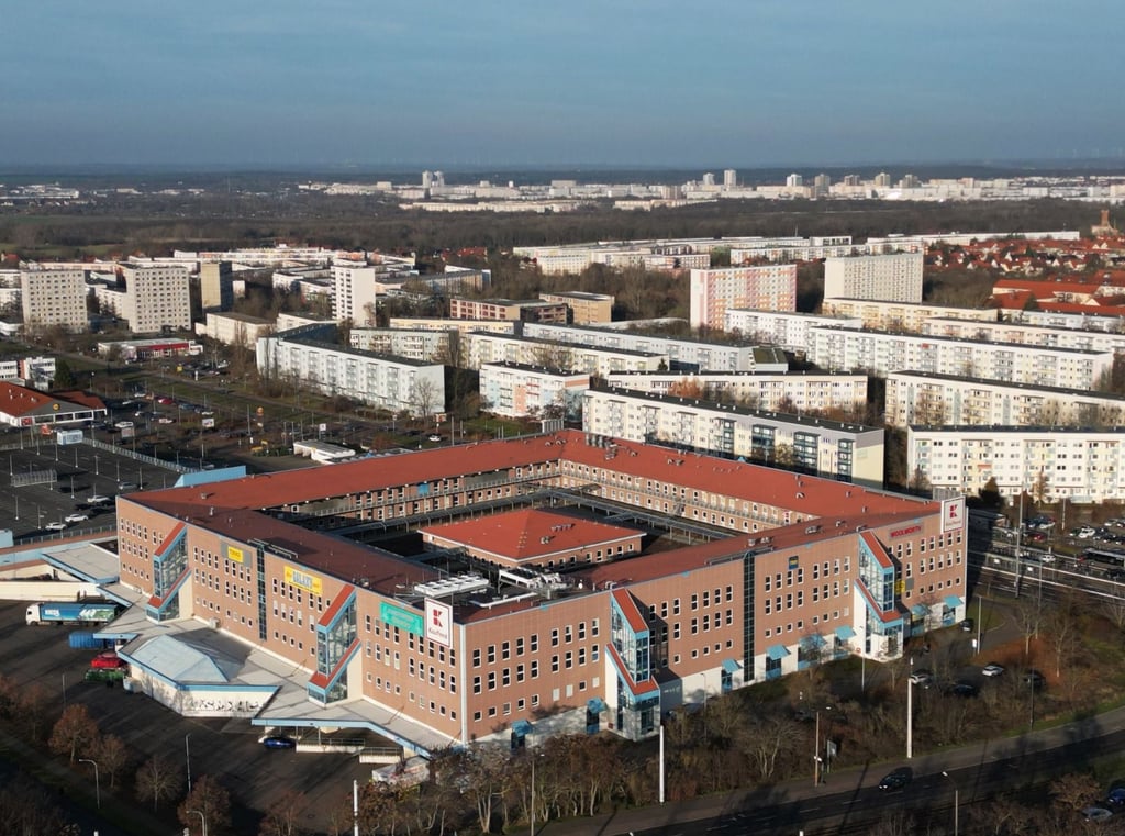 Das Südstadtcenter in Halle soll wegen Brandschutzmängeln schließen.