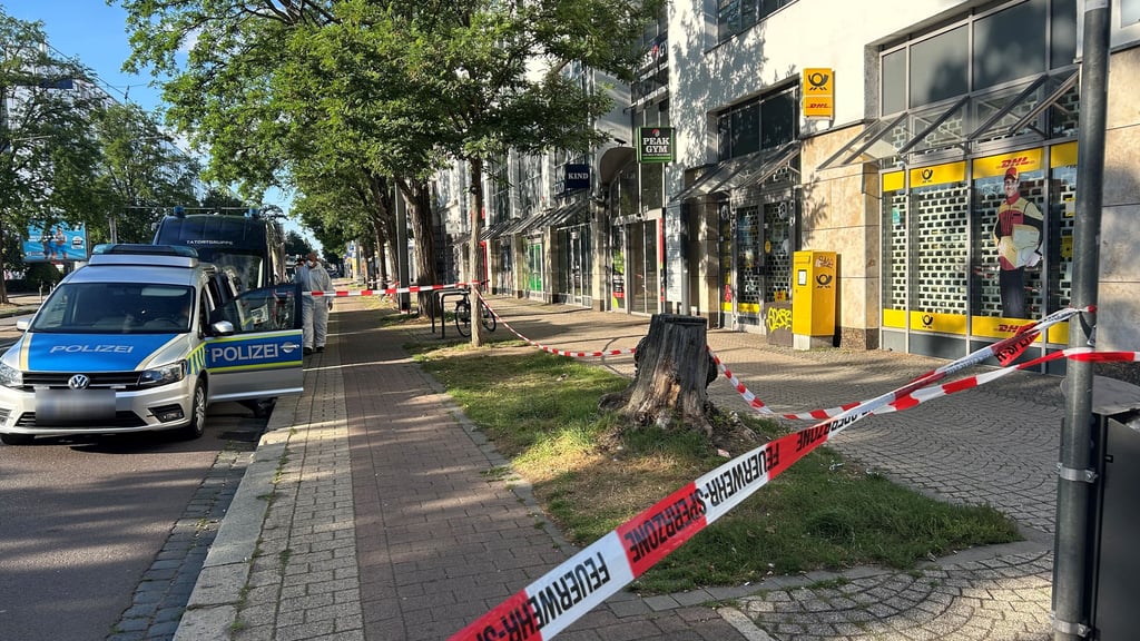 Der Tatort an der Lübecker Straße in Magdeburg. Hier war am 7. September 2025 eine 59-jährige Frau niedergestochen worden.