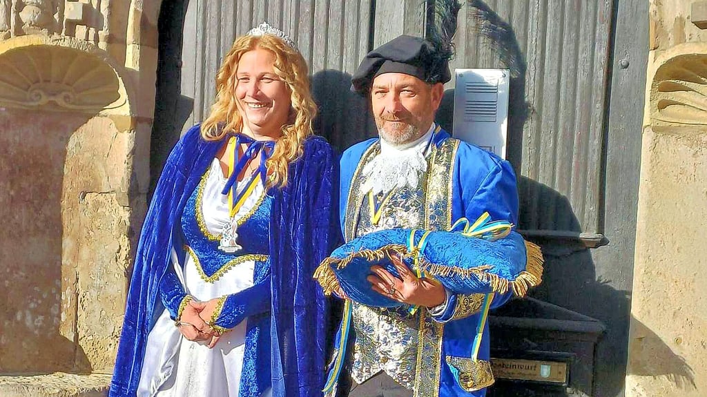 Diana Lehmann und Mario Brüggeboes sind das diesjährige Prinzenpaar des NKC Mücheln. 