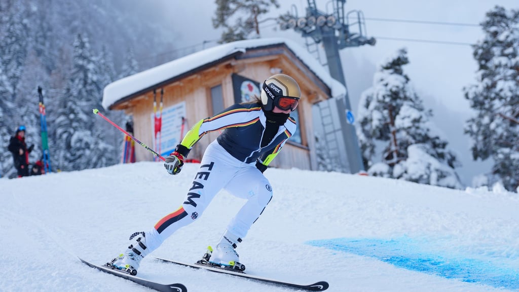 Emma Aicher trainiert für die Olympischen Winterspiele.