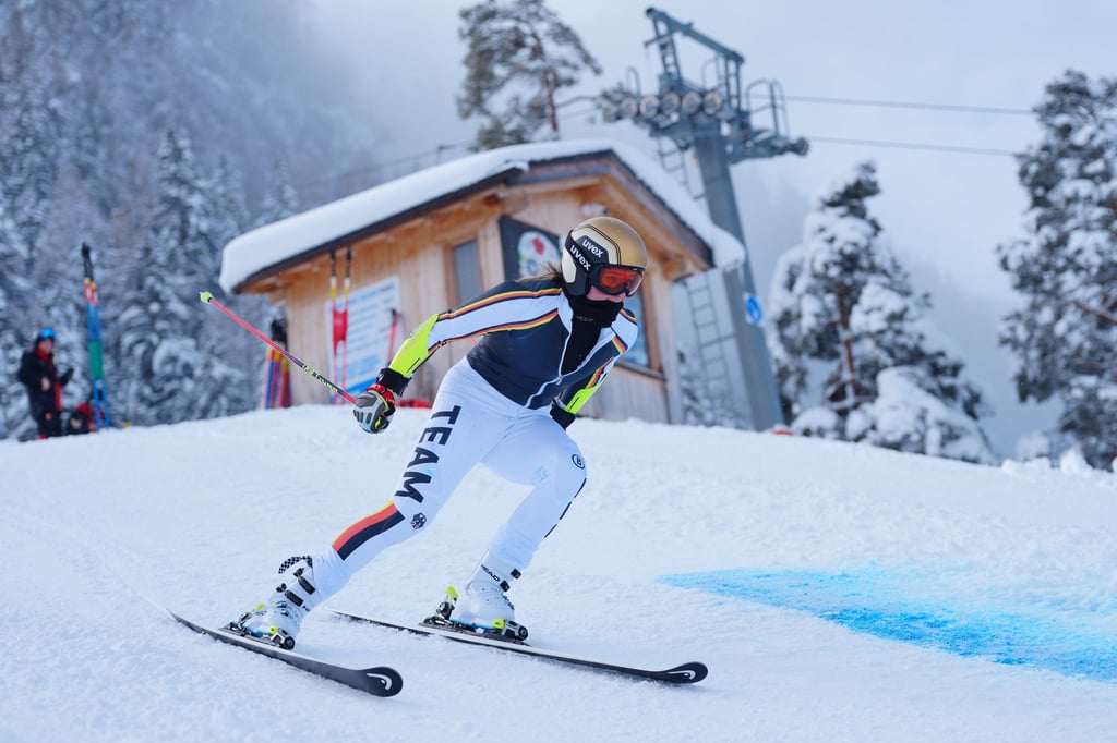 Emma Aicher trainiert für die Olympischen Winterspiele.