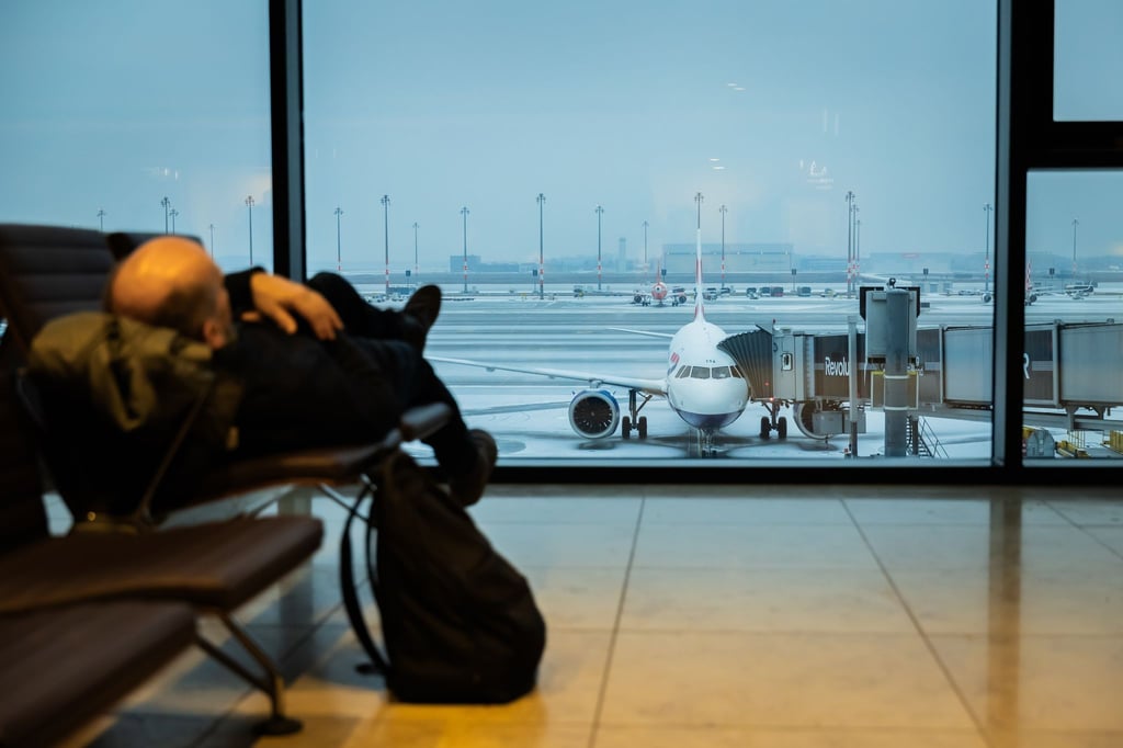 Am BER ist der Flugverkehr aufgrund der Witterung eingestellt worden.