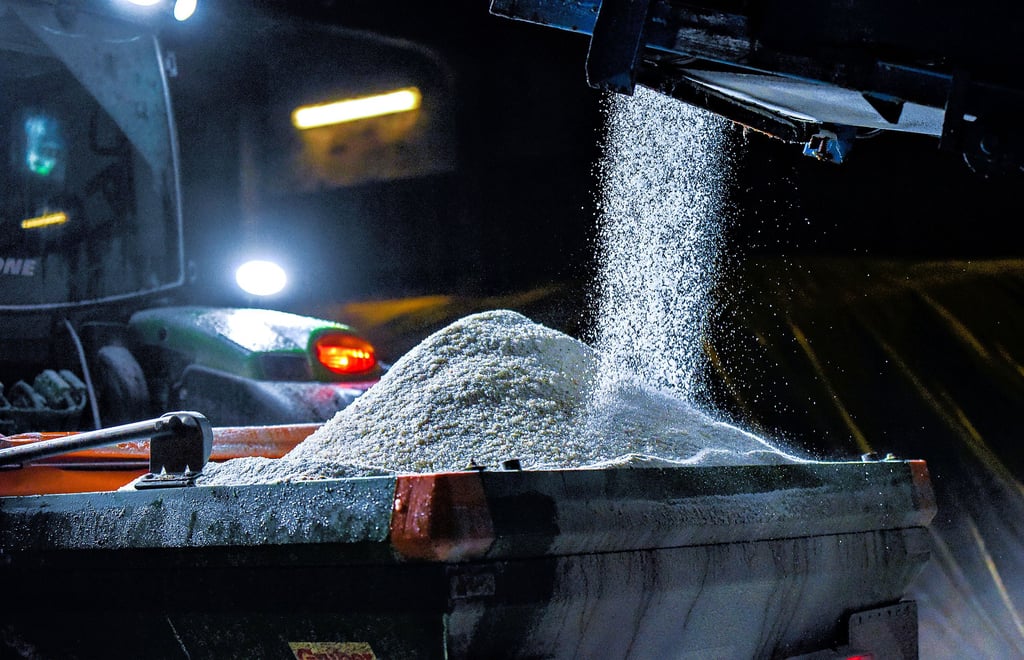 Aufgrund des anhaltenden Winters werden die Salzvorräte knapp. 