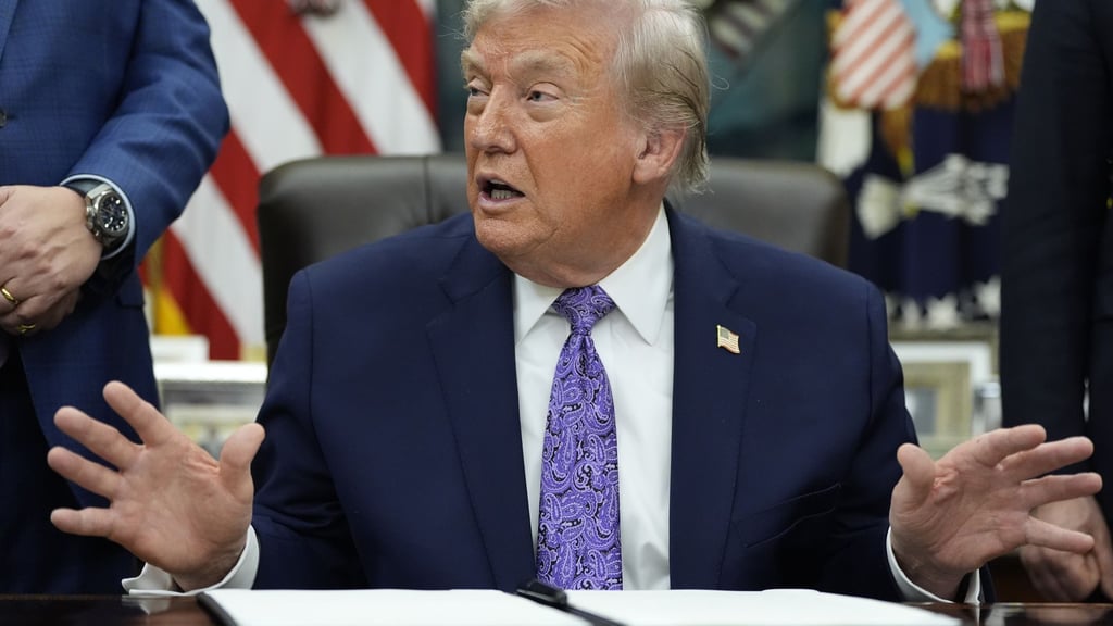 Donald Trump hat nach eigenem Bekunden KI-Software wie ChatGPT noch nicht benutzt. (Archivbild)