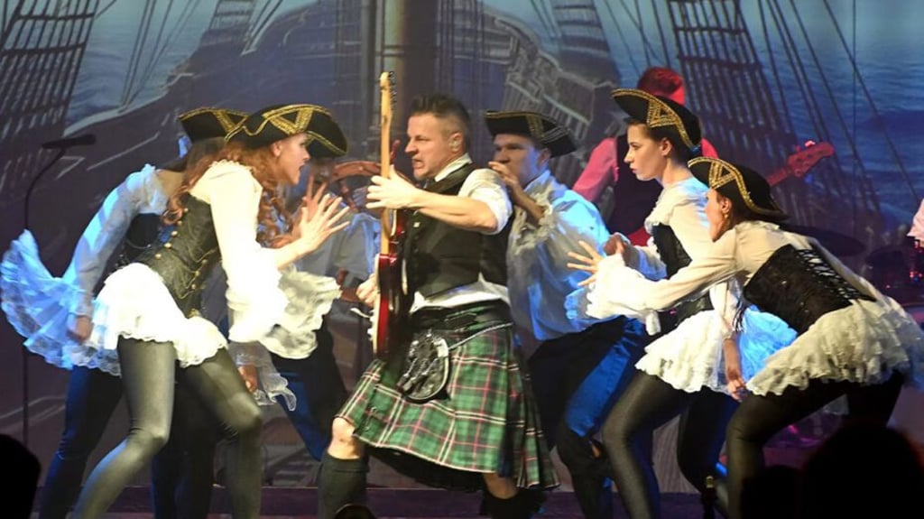 Cornamusa gastieren in der Magdeburger Getec-Arena.