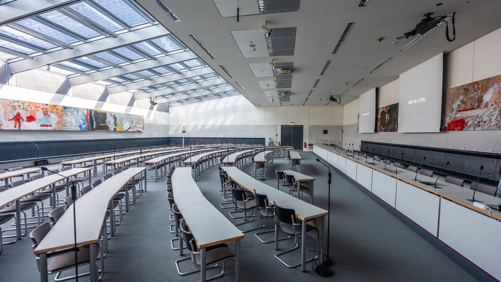 In dem Streit ging es um diesen Saal im Bundestag. (Archivbild)