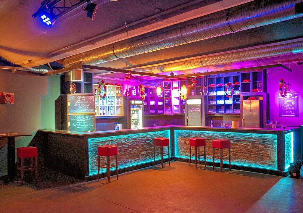 Alles bereit: In der Musikkneipe finden schon Partys statt.