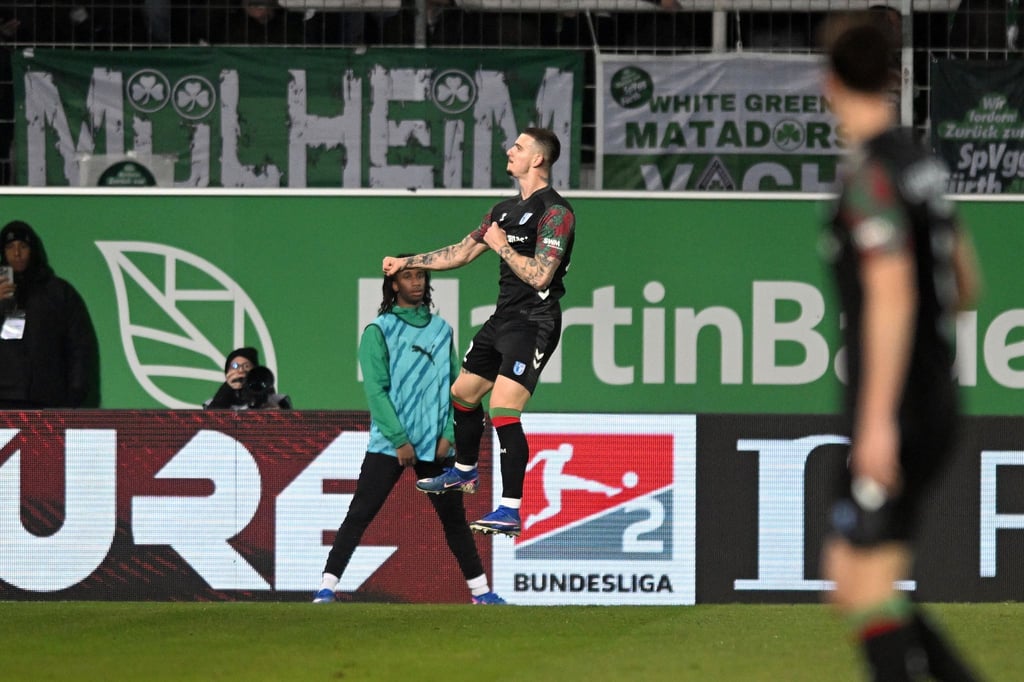 Mateusz Zukowski traf gegen Fürth dreifach