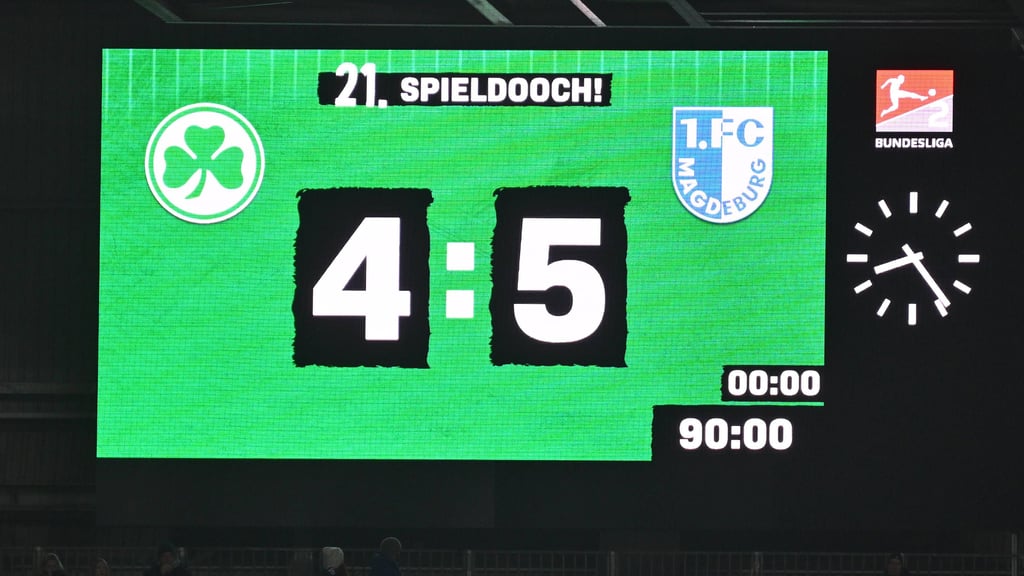 Mit 5:4 gewann der 1. FC Magdeburg das Kellerduell der 2. Bundesliga bei der SpVgg Greuther Fürth gewonnen. Wir haben die Stimmen zu einer wilden und denkwürdigen Partie gesammelt.