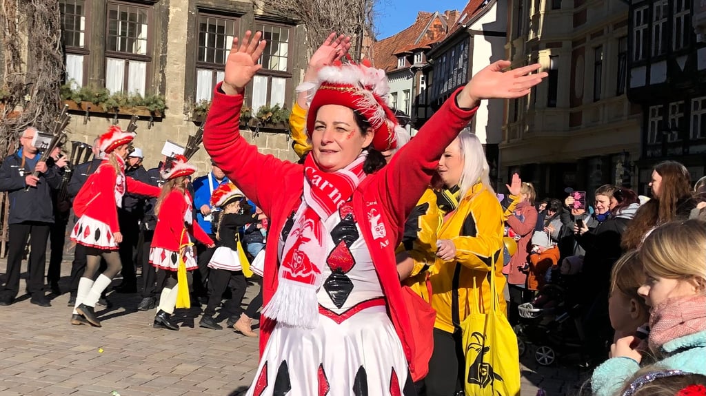 Ein Höhepunkt auch in dieser Session: der Faschingsumzug des „Quedlinburger Carneval Verein", der wieder auf dem Marktplatz enden wird.