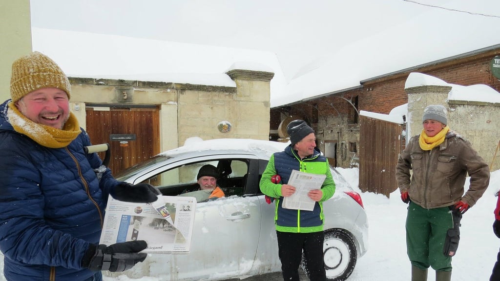 Die Zusteller der MZ trotzen dem Winter.