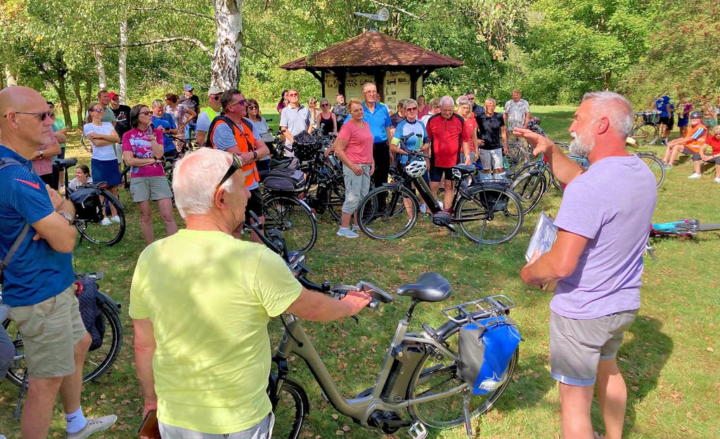 Touristischer Höhepunkt im vergangenen Jahr: Über 100 Radler fuhren von Schauen aus durch den Nordharz und steuerten dabei auch das Jungborngelände bei Stapelburg an. Anlass war das Jubiläum von Energieberatungszentrum und Tourismusbüro in Osterwieck. 